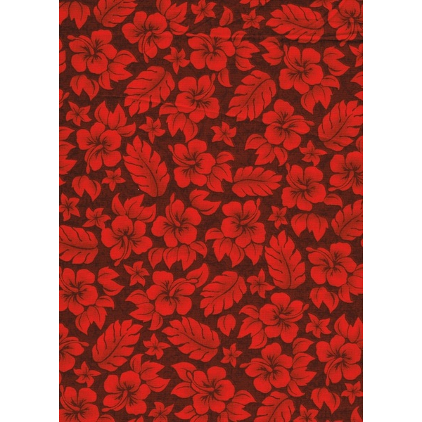 Sun Surf Sand - Floral Texture, Red